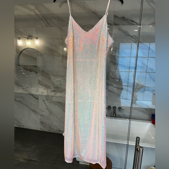 STAUD sheer belted midi dress - Picture 12 of 14